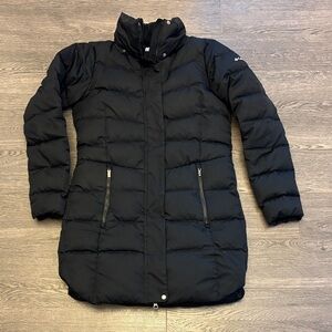 Women's Columbia down Black Puffer Coat